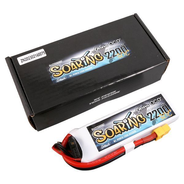 Gens ace G-Tech Soaring 2200mAh 7.4V 30C 2S1P Lipo акумулятор Pack with XT60 Plug GEA222S30X6GT_gs фото