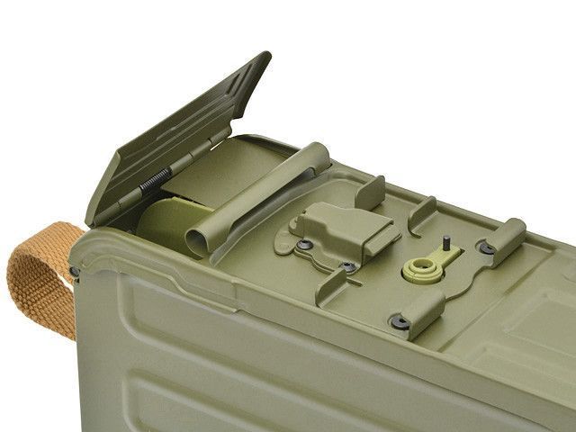 Электро-бункерный магазин 5000 шаров для ПКМ/PKM - Olive [A&K] (для страйкбола) A018 фото