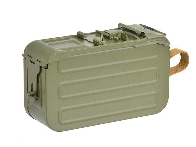 Электро-бункерный магазин 5000 шаров для ПКМ/PKM - Olive [A&K] (для страйкбола) A018 фото