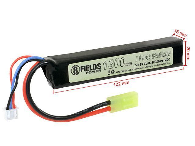 Аккумулятор Li-Po 1300mAh 7,4V 20/40C [Victory Battery] VL2013742_BR фото