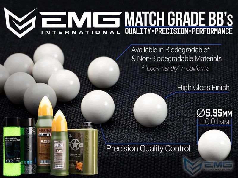 Кульки EMG Precision трасерні біорозкладні 0.32 g &mdash; зелені 69351_evk фото