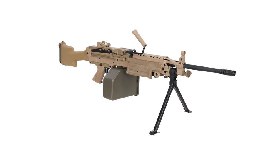 Репліка кулемета FN HERSTAL M249 MK2 CORE (AEG) &mdash; Tan SPE-01-028614_gf фото
