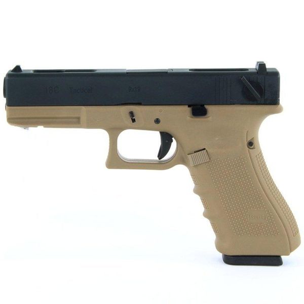 Пістолет Glock 18c - Gen4 GBB - Half Tan [WE] (для страйкболу) 5075-TAN фото