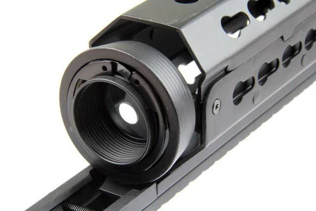 Цівка Cyma CASV 12,5" Keymod & Picatinny для M4 AEG &mdash; метал/чорна 74114_evk фото
