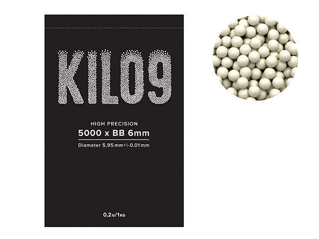 Страйкбольные шары KILO9 – 0.20g -5000шт 0.20G 1KG-PLASTIC_BR фото