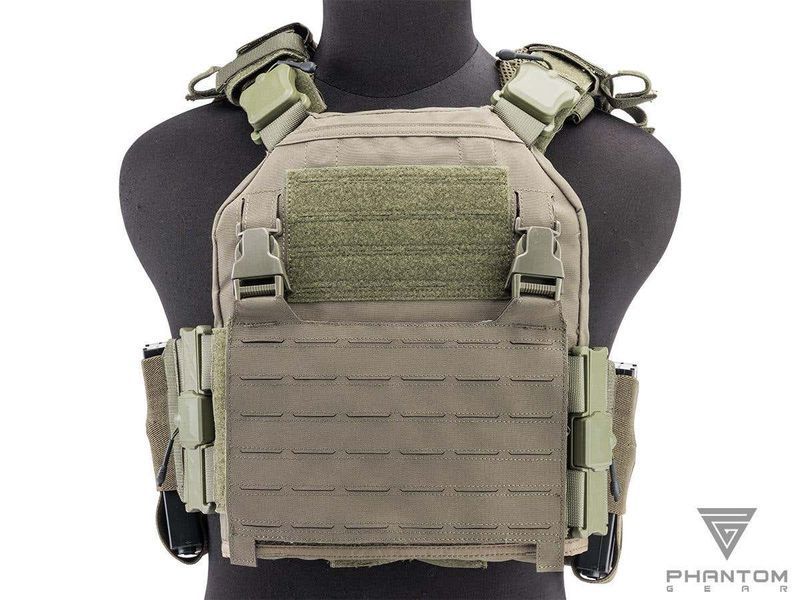 Плейт-кэрриер Phantom Gear "Polarity" с магнитной системой фастексов QD &mdash; Ranger Green &mdash; Phantom Gear 106877_evk фото