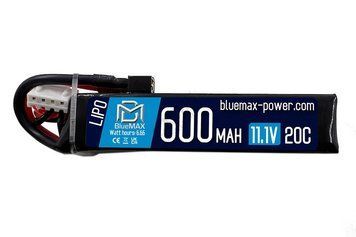 Airsoft акумулятор LiPo 11.1V 600mAh 20C PDW Mini Deans BlueMax BM-BAT-36_ct фото