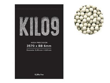 Шарики BB для страйкбола 0,25 г High Precision, 4000 шт, белые [KILO9] 0.25G 1KG-PLASTIC_BR фото