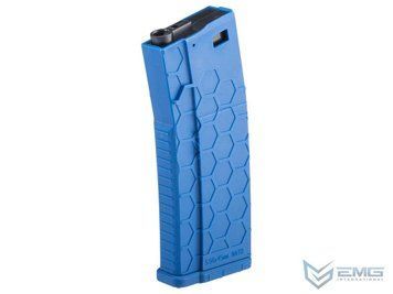 Магазин Mid-Cap EMG Hexmag на 230 куль для реплік M4 / M16 AEG &mdash; синій 24838_evk фото