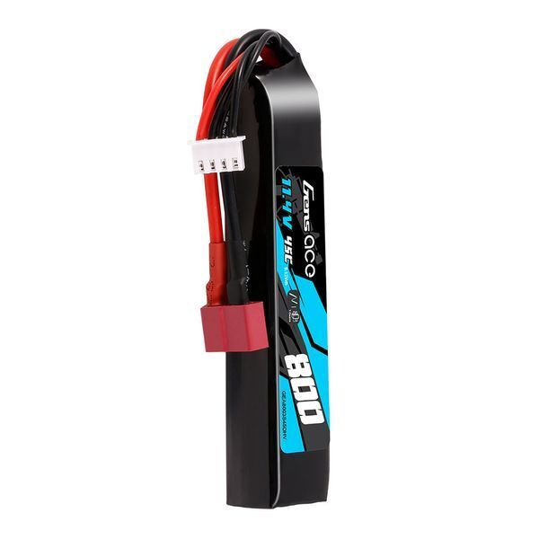 Gens Ace LIPO 800mAh 11.4V 45C 3S1P Deans(T) High Voltage LIPO акумулятор Pack GEA8003S45DHV_gs фото