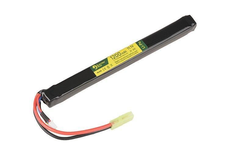 Аккумулятор LiPo 11,1V 1200mAh 2S/20C; под крышку АК серии [ElectroRiver] (для страйкбола) ELR-06-012703 фото