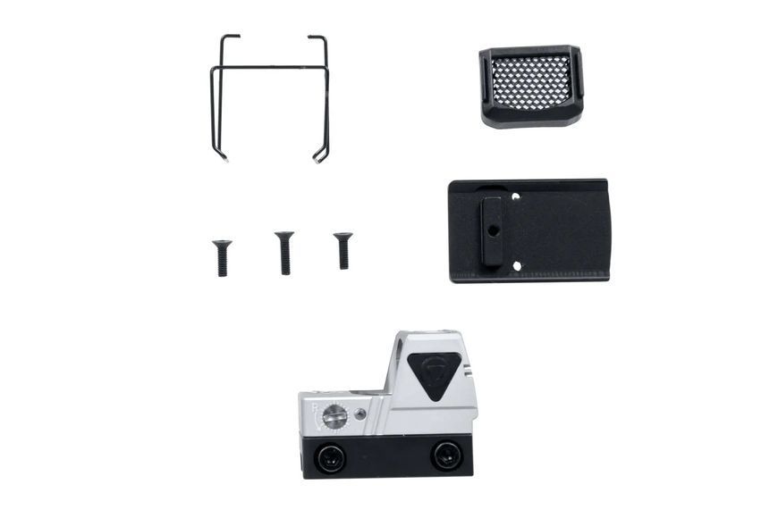 Коллиматор xFORCE MINI на солнечной батарее - Серебристый JJA-10-040508_gf фото
