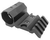 Багатофункціональне монтажне кільце з 45-градусною планкою RIS Keymod SHS M043A-BK_ct фото