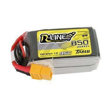 Tattu R-Line 850mAh 4S 95C 14.8V Lipo акумулятор Pack with XT60 Plug TAA8504S95XT6_gs фото
