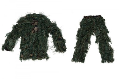 Костюм Ultimate Tactical Ghillie Suit Camouflage Set Woodland 24009 фото