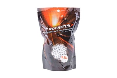 Страйкбольні кульки Rockets Professional 0.20 g 2500шт 0.5 kg PROF-020-2500 фото