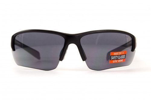 Окуляри захисні Global Vision Hercules-7 (gray) чорні 1ГЕР7-20 фото