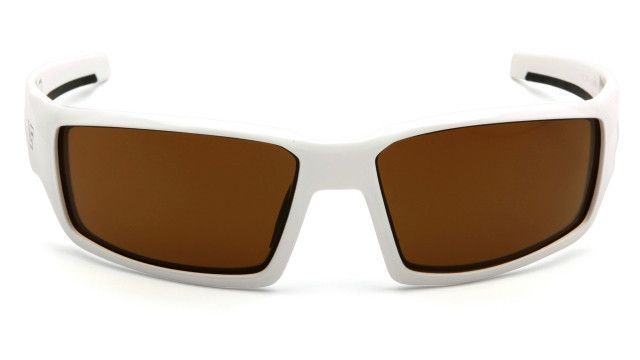 Очки защитные Venture Gear Pagosa White (bronze) Anti-Fog, коричневые в белой оправе 3ПАГО-Б50 фото