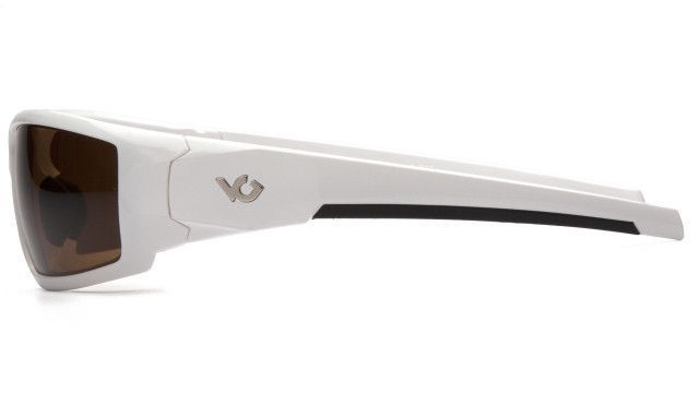 Очки защитные Venture Gear Pagosa White (bronze) Anti-Fog, коричневые в белой оправе 3ПАГО-Б50 фото