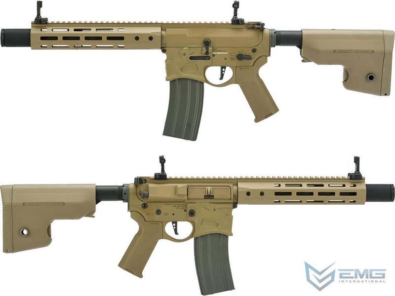 Автомат EMG Sharps Bros M4 Warthog 10\" SBR AEG &mdash; песочный 70028_evk фото