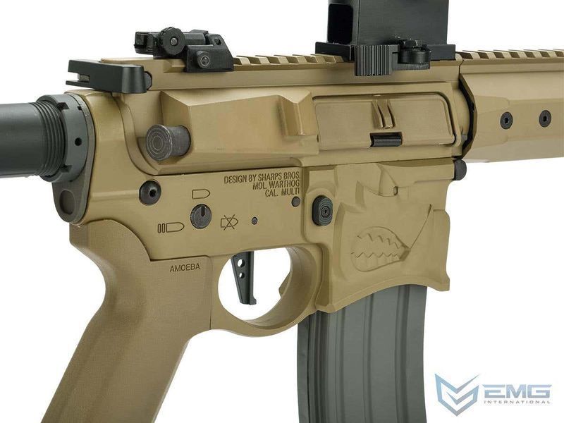 Автомат EMG Sharps Bros M4 Warthog 10\" SBR AEG &mdash; песочный 70028_evk фото