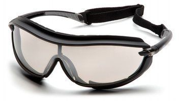 Очки защитные с уплотнителем Pyramex XS3 Plus (indoor/outdoor mirror) Anti-Fog, зеркальные полутемные 2ХС3-80П фото