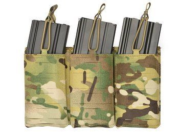 ПанельLaser-Cut Panel with 3 AR15 Magazine Pouches - Multicamo [8Fields] M51613283-CP_BR фото