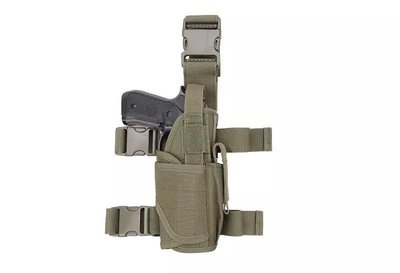 Кобура GFC Thigh Holster with Magazine Pouch Olive 28226 фото