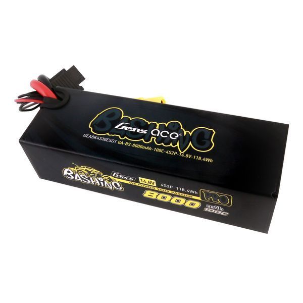 Gens ace G-Tech 8000mAh 14.8V 100C 4S2P Lipo аккумулятор Пакет с EC5-Bashing серией GEA8K4S10E5GT_gs фото