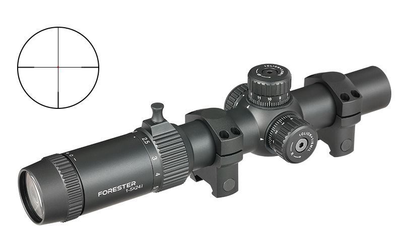 Оптичний приціл (LPVO) Forester 1-5x24 SFP Fiber [Vector Optics] SCOC-54_tw фото