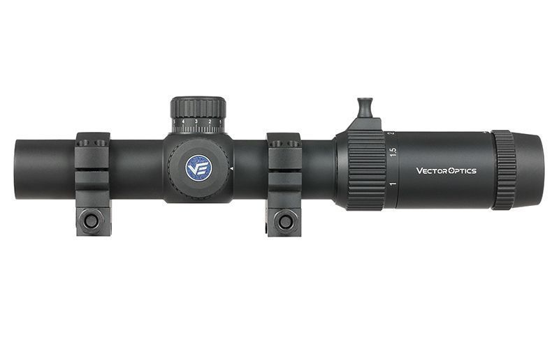 Оптичний приціл (LPVO) Forester 1-5x24 SFP Fiber [Vector Optics] SCOC-54_tw фото