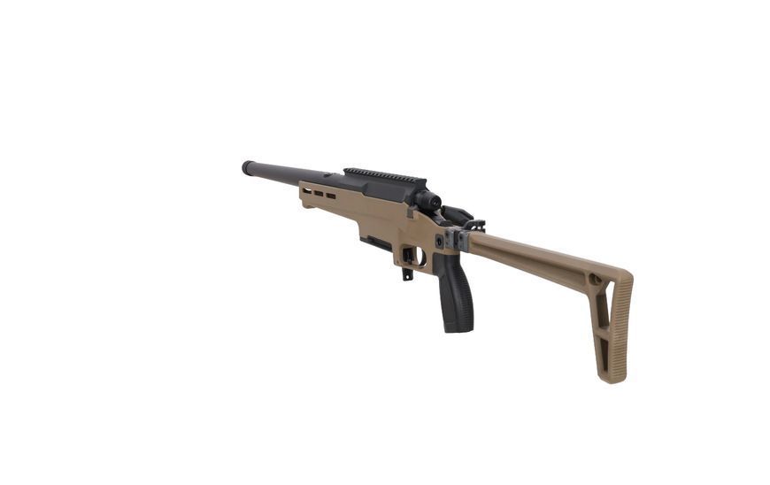 Гвинтівка снайперська страйкбольна Silverback TAC-41LL-S (складний приклад, болтова) &mdash; Flat Dark Earth SVB-03-049433_gf фото