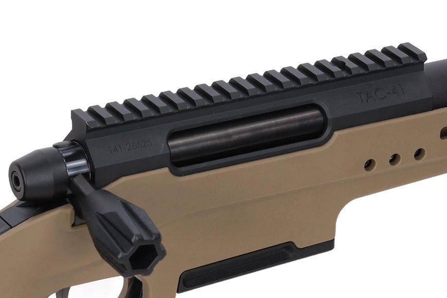 Гвинтівка снайперська страйкбольна Silverback TAC-41LL-S (складний приклад, болтова) &mdash; Flat Dark Earth SVB-03-049433_gf фото