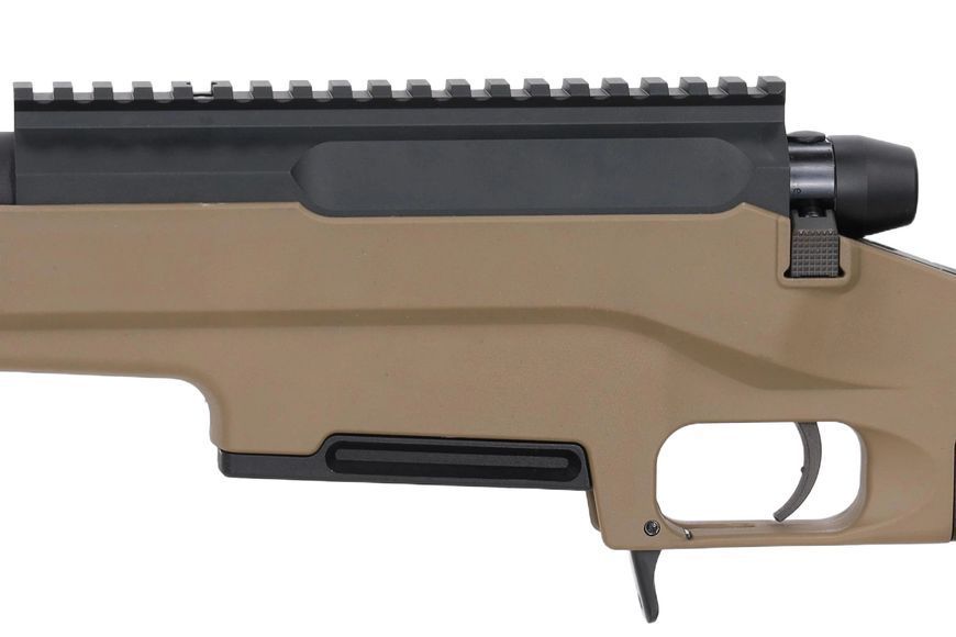 Гвинтівка снайперська страйкбольна Silverback TAC-41LL-S (складний приклад, болтова) &mdash; Flat Dark Earth SVB-03-049433_gf фото
