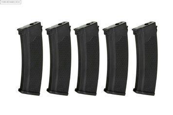 Комплект 5 магазинів Mid-Cap S-Mag на 175 кульок для J-Series &mdash; чорний SPE-05-032794_gf фото