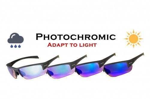 Окуляри фотохромні (захисні) Global Vision Hercules-7 Photochromic Anti-Fog (G-Tech&trade; blue), фотохромні дзеркальні сині 1ГЕР724-90 фото