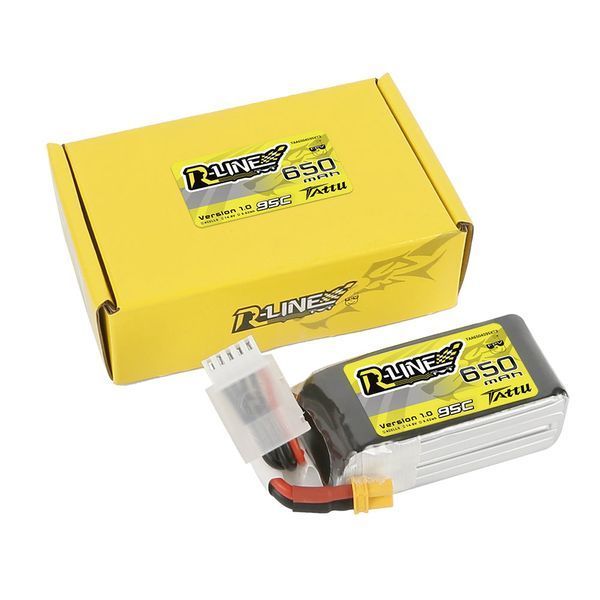 Tattu R-Line 650mAh 4S 14.8V 95C Lipo аккумулятор с XT30 TAA6504S95XT3_gs фото