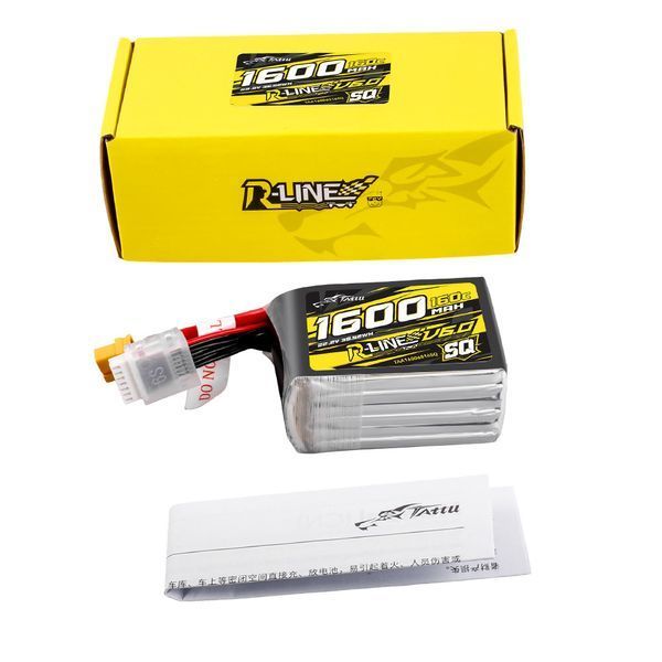 Tattu R-Line V6 1600mAh 6S 160C LiPo акумулятор з XT60 [SQ] TAA16006S16SQ_gs фото