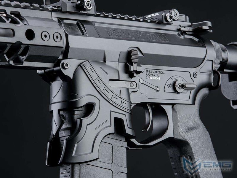 Автомат Spike's Tactical Rare Breed Spartan 7" PDW M4 AEG &mdash; чорний &mdash; EMG / Cyma 100579_evk фото