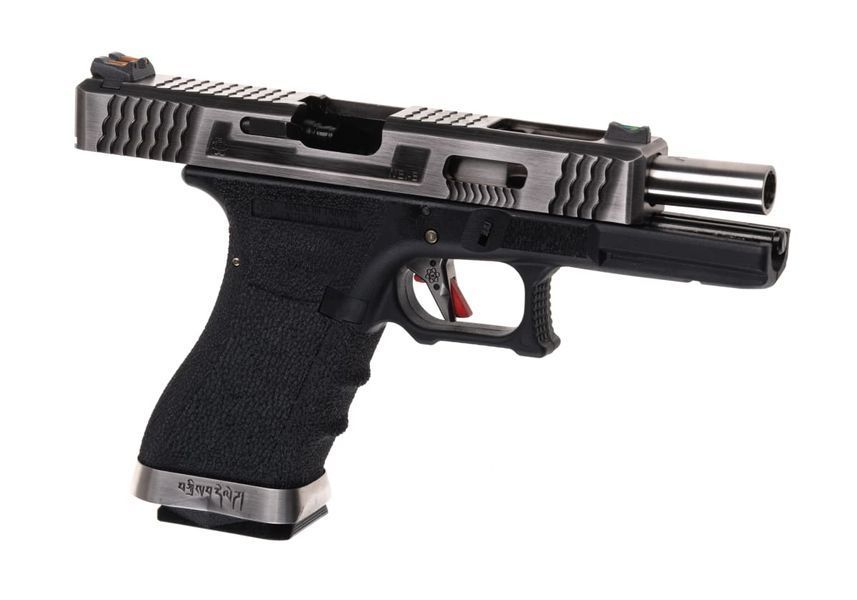 G-Force 17 SV с серебряным стволом, металлическая версия GBB 9010109222761_tmh фото