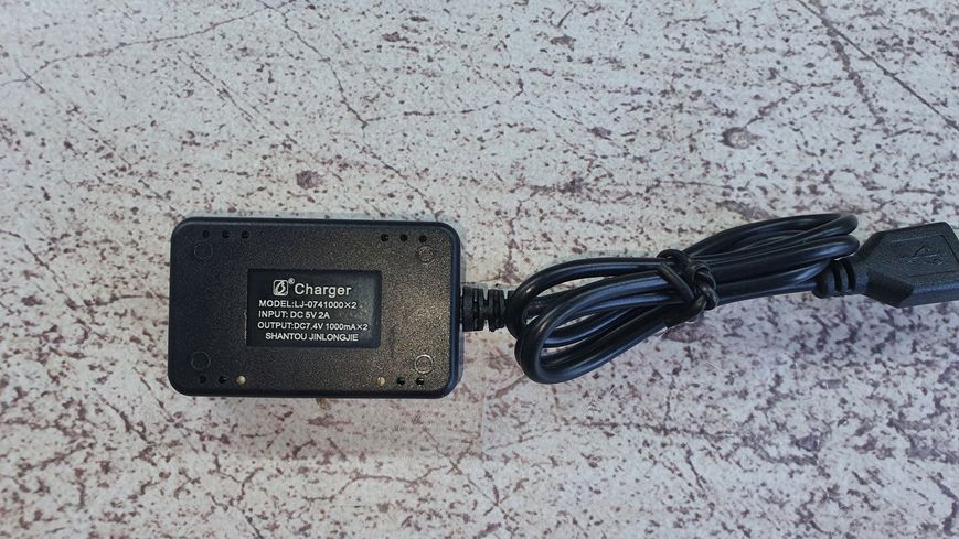 Параллельная USB зарядка для одного или двух АКБ LiPo и Li-ion 7.4v (2S) [AirsoftParts] (для страйкбола) USB-LiPo-7-4-PLUS фото