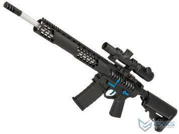 Автомат F-1 Firearms BDR-15 AEG &mdash; 400 FPS, eSilverEdge &mdash; чорний/синій &mdash; EMG / APS 90883_evk фото