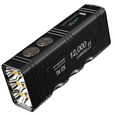 Фонарь Nitecore TM12K с OLED дисплеем (6xCree XHP50 HD, 12000 люмен, 5 режимов, USB Type-C) 6-1487 фото