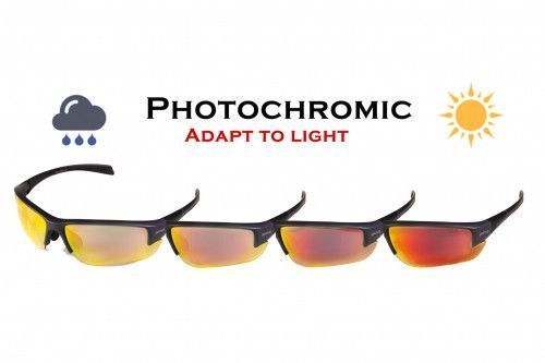 Окуляри фотохромні (захисні) Global Vision Hercules-7 Photochromic Anti-Fog (G-Tech&trade; red), фотохромні дзеркальні червоні 1ГЕР724-91 фото