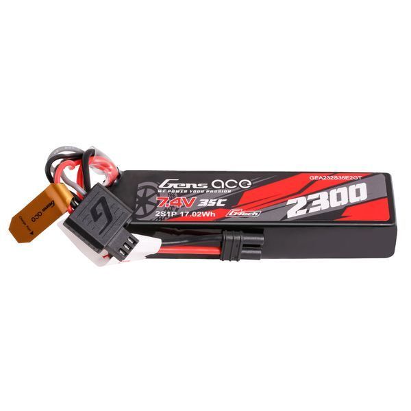 Gens ace G-Tech 2300mAh 2S 7.4V 35C Lipo аккумулятор с iEC2 вилкой GEA232S35E2GT_gs фото