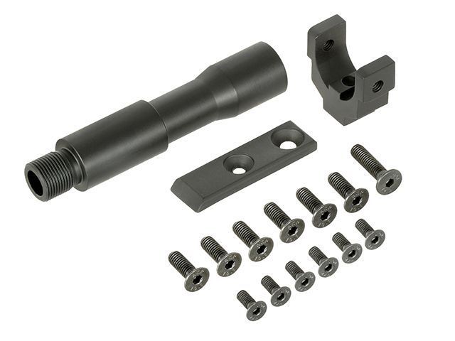 Удлинитель струйки M-LOK 5 дюймов для страйкбольной винтовки Scar-H - Песочный / Tan [Double Bell] S-12TAN_tw фото