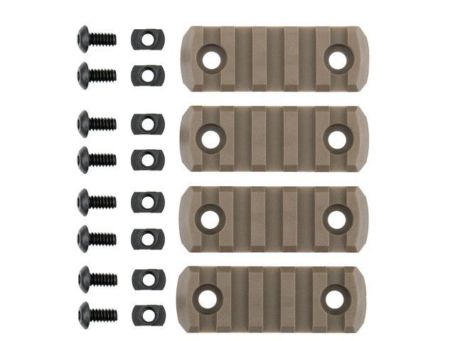 Набор планок для цевья M-LOK - Dark Earth [TMC] (для страйкбола) AB311-DE фото