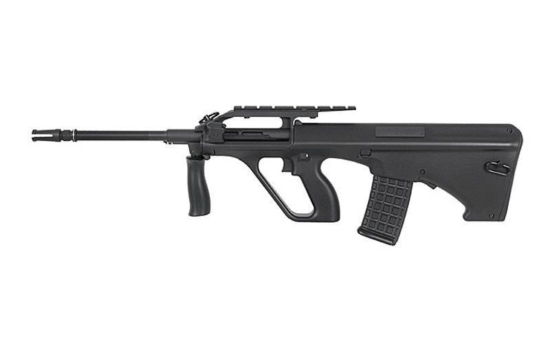 Магазин механический 80 шариков AUG - Black [BATTLEAXE] (для страйкбола) FBP1673 фото
