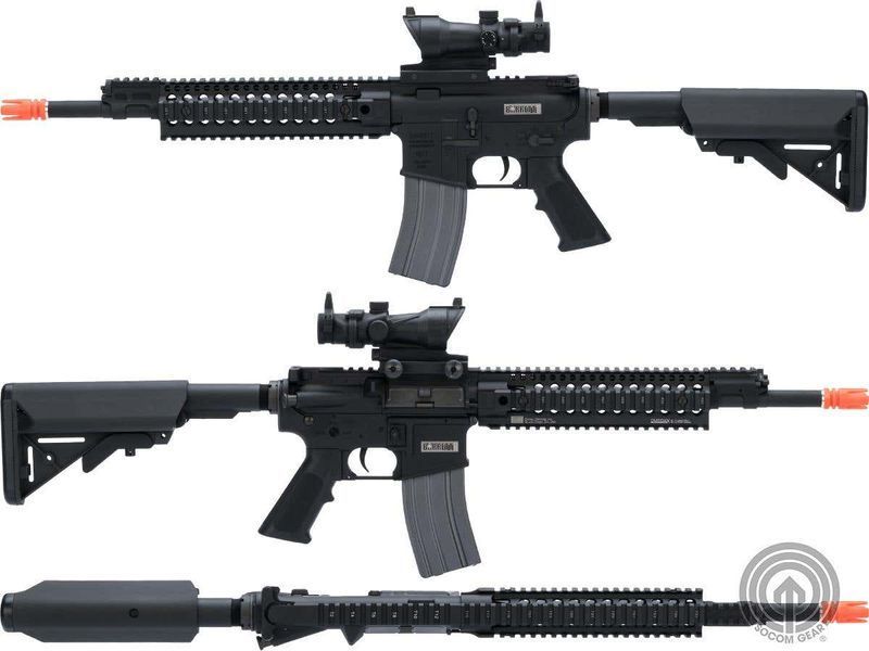 Автомат Barrett REC-7 AEG &mdash; чёрный &mdash; Socom Gear / VFC 41224_evk фото