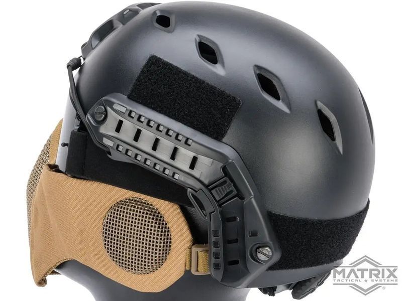 Сітчаста маска Matrix Carbon Striker із захистом вух, Tan 78045_BR фото
